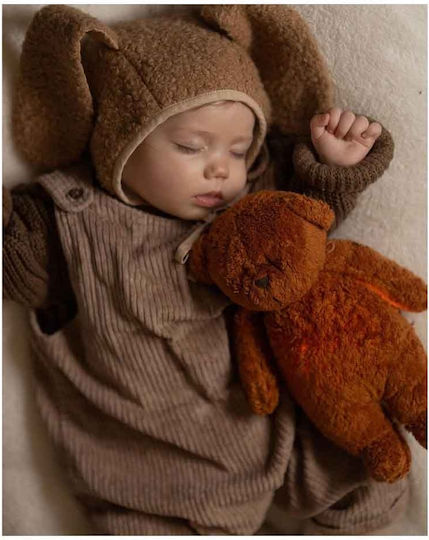 Moonie Animăluț din Țesătură Cu senzor de plâns / cu Sunete pentru 0++ Luni