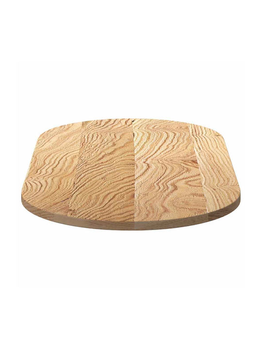 vidaXL Oval Tischoberfläche aus Massivholz Oaks 100x50x2cm 4009062 1Stück