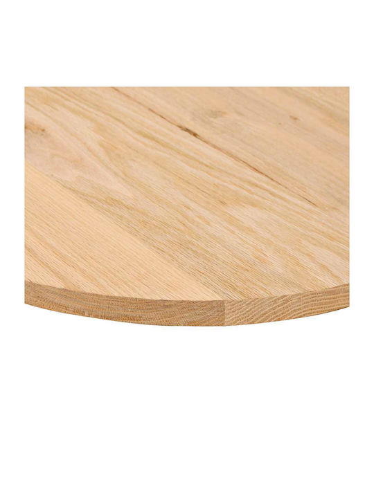 vidaXL Oval Tischoberfläche aus Massivholz Oaks 100x50x2cm 4009062 1Stück