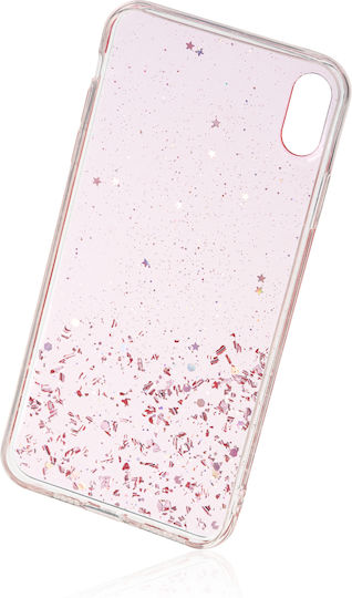 Naxius Glitter Back Cover Silicone Pink (iPhone XS Max)