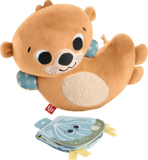 Fisher Price 2 in 1 Rockin Tummy Time Otter Animal Fabric For Newborns