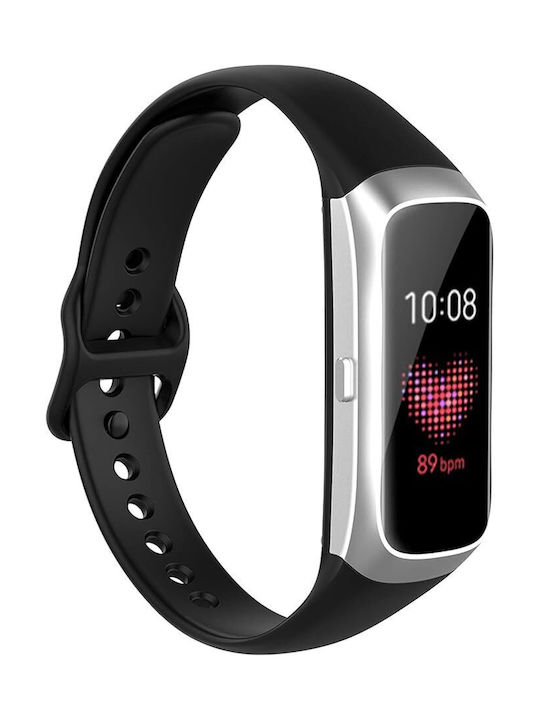 Λουράκι Σιλικόνης Μαύρο (Galaxy Fit)