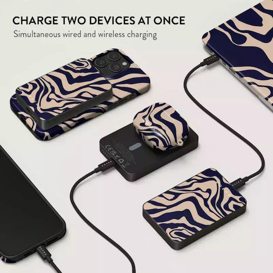 Burga MagSafe Power Bank 5000mAh 7.5W with USB-C Port Gunmetal - Vigilant