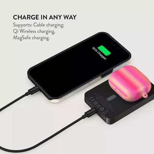 Burga MagSafe Power Bank 5000mAh 7.5W mit USB-C Anschluss Gunmetal - SPF 100