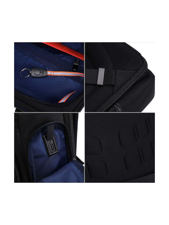 Jolar Rucsac Impermeabil Pentru Laptop 15.4 Cu Port USB În Culoare Neagră KB02314BK