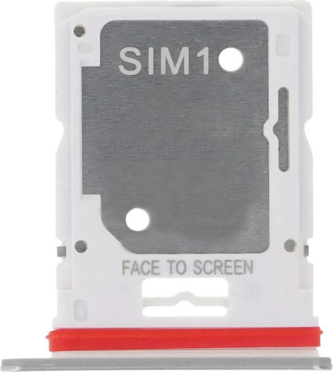 Clappio Sim Card Tray Xiaomi Redmi Note 11 Pro Dual Nano Sim White