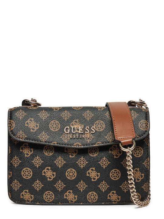 Guess Evelune Convertible Women's Bag Shoulder Brown