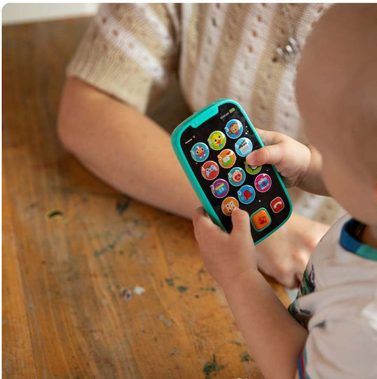 Spieltelefon Kinder-Interaktives Telefon mit Musik, Licht und Geräuschen für 12++ Monate