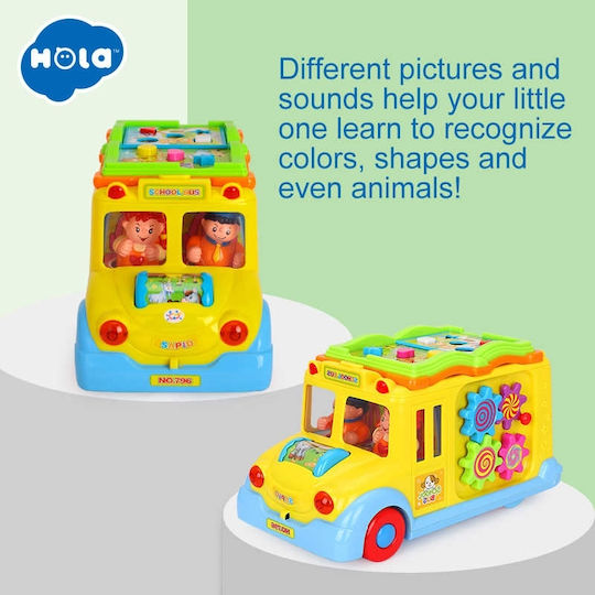 Hola Toys Vehicle with Light and Sounds for 12++ Months