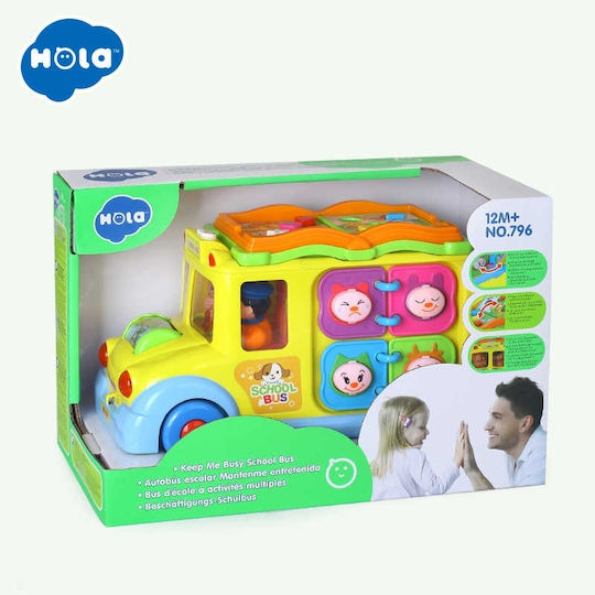 Hola Toys Vehicle with Light and Sounds for 12++ Months