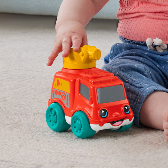 Mattel Push Along Chime And Ride Fire Truck για 6+ Μηνών