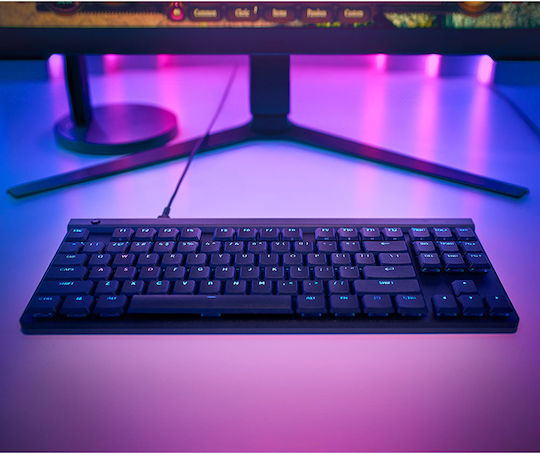 Logitech G G515 Gaming Tastatură Mecanică Tenkeyless cu GL Clicky comutatoare și iluminare RGB (Engleză US)
