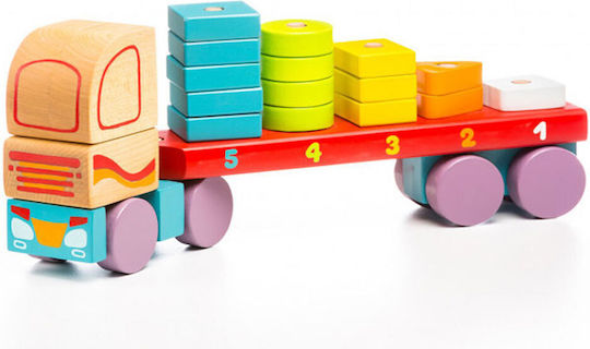 Cubika Pull-Along Toy Pull Along Track made of Wood for 12++ Months