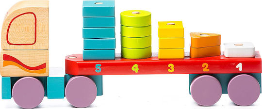 Cubika Pull-Along Toy Pull Along Track made of Wood for 12++ Months