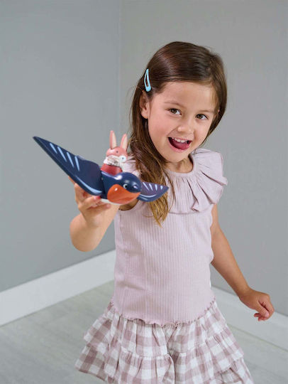 Tender Leaf Toys Animal Swallow And Rabbit made of Wood