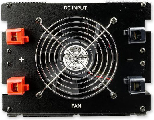 Volt Polska Sinus Inverter Αυτοκινήτου 4000W για Μετατροπή 12V DC σε 230V AC με 1xUSB