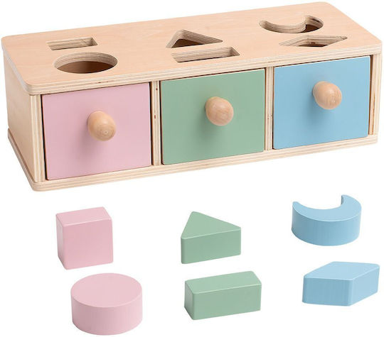 Skag Shape Sorting Toy Drawers made of Wood for 18++ Months