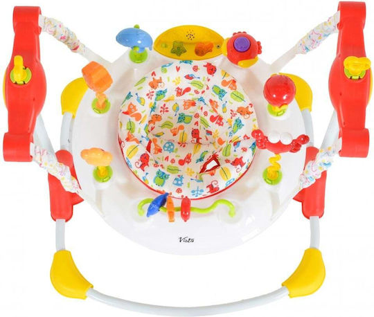 Moni Baby Jumper Vista Cu Muzică Lumină Și Sunete Pentru 6+ Luni