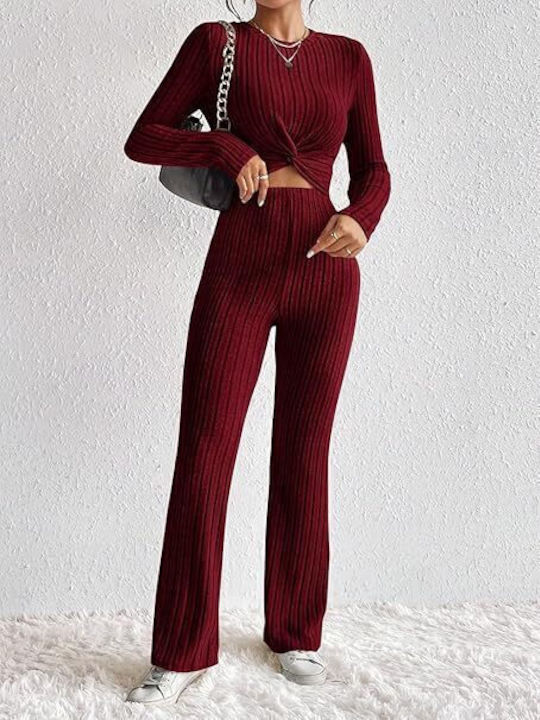 Damen Rot Set mit Hose