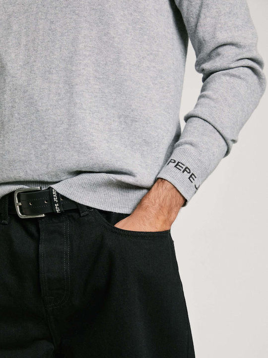 Grey Andre Long Sleeve Sweater Gray