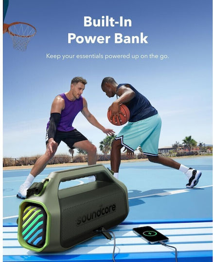 Anker Soundcore Boom 2 Plus Waterproof Bluetooth Speaker 140W with Battery Life up to 20 hours Green