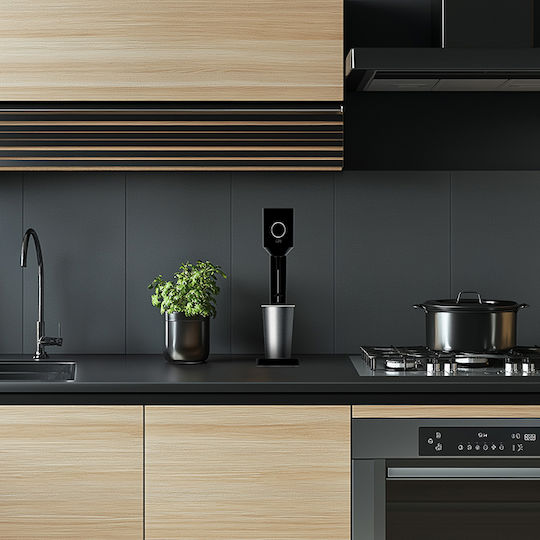 Life Roi Mat Φραπεδιέρα Επιτραπέζια 100W με 2 Ταχύτητες Μαύρη