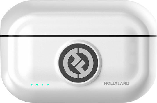 Hollyland Lark M2 Lightning Wireless Microphone Πέτου, Clip On for Mobile in White Color