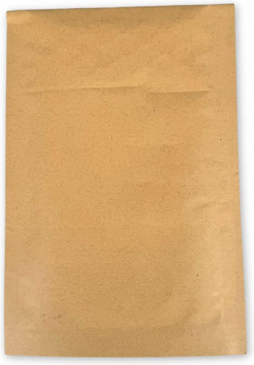 thessPACK Umschlag Typ Tasche mit Aufkleber 1Stück 12x17.5cm in Braun Farbe