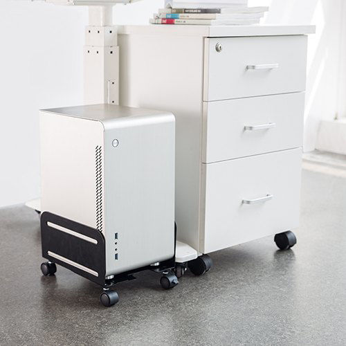 Powertech Floor Computer Stand with Casters (PT-1329)