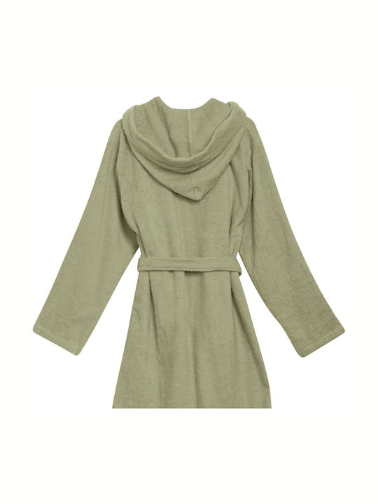 Das Home 5907 Hooded Bathrobe Olive 430gr/m²