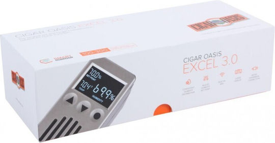Cigar Oasis Ξύλινος Υγραντήρας 300 Πούρων με Υγρόμετρο