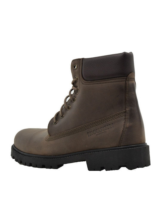 Leather Boots Brown Nubuck
