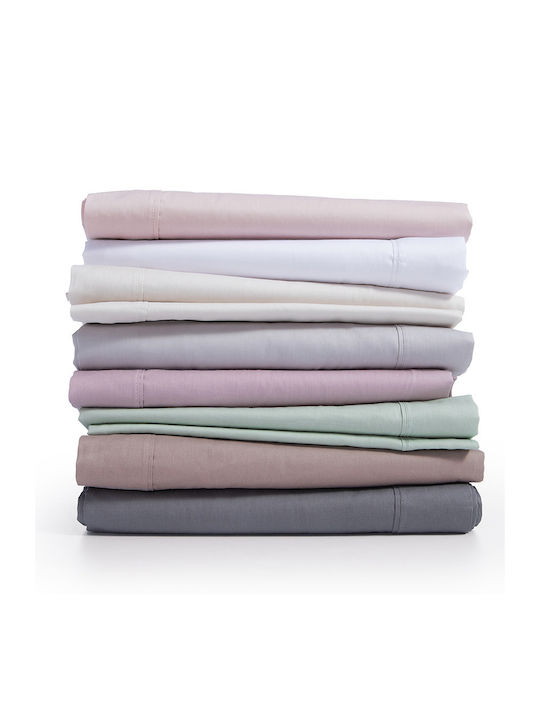 Nef-Nef Homeware Bettlaken Super-Doppel 240x270cm. Elements Ice Grey