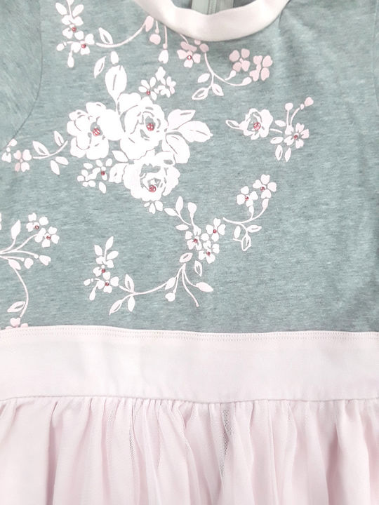 Domina Παιδικό Φόρεμα Τούλινο Pink, Grey