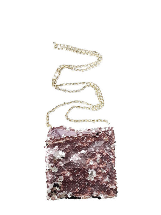 Domina Children's Dress with Sequins Pink