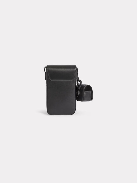 Kenzo Leather Women's Mobile Phone Bag Black