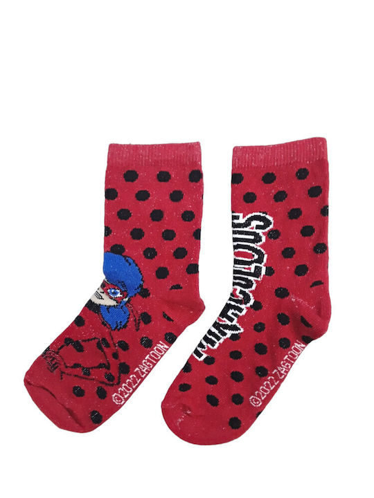 Disney Παιδικές Κάλτσες Miraculous Red Red