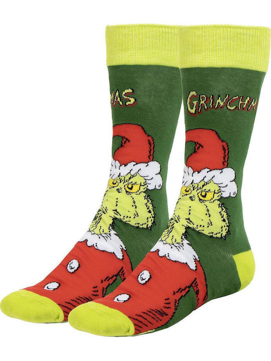 Cerda Παιδικές Κάλτσες Grinch Πολύχρωμες 3 Ζευγάρια