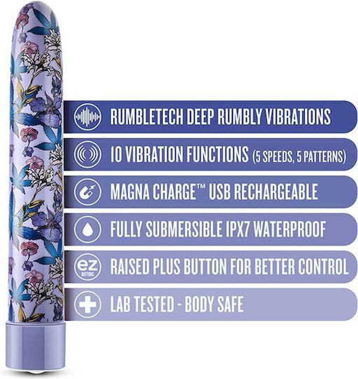 Blush Clasic Vibrator 17.8cm Violet