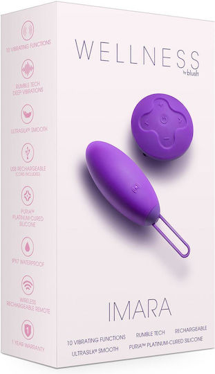Blush Wellness Mini Δονητής Egg με Απομακρυσμένο Έλεγχο 7.6cm Flesh