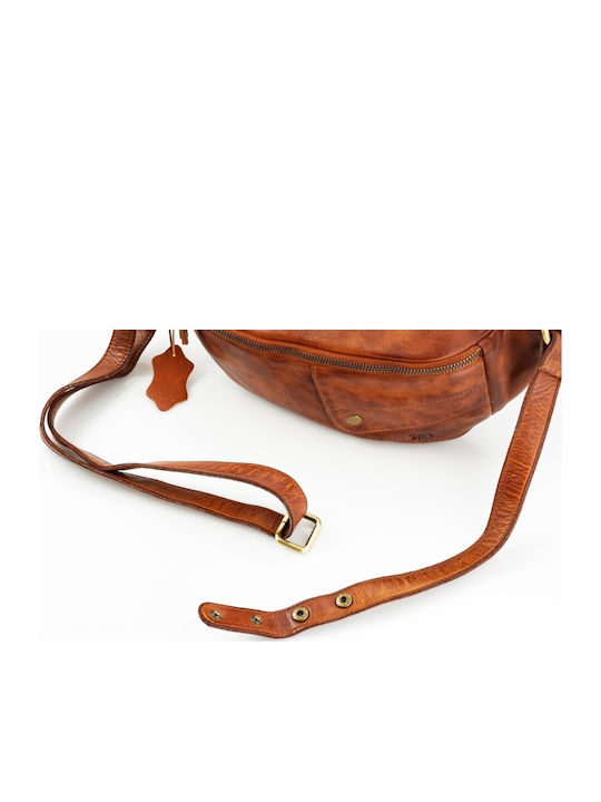 Leather Waist Bag Tabac Brown