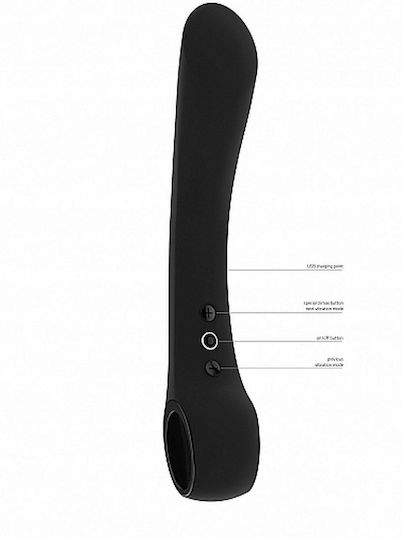 Vive Ombra Κλασικός Δονητής 21cm Black