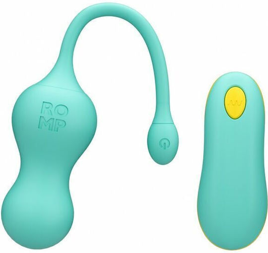 Romp Διπλός Δονητής με Απομακρυσμένο Έλεγχο 18.2cm Πράσινος