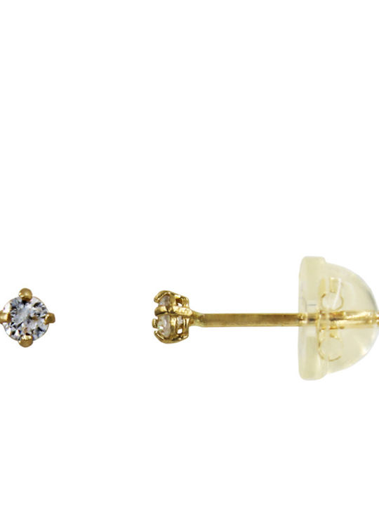 Roloi Kaliamanis Ohrringe aus Gold 14K mit Steinen Roloi Kaliamanis Ohrringe aus Gold 14K mit Steinen