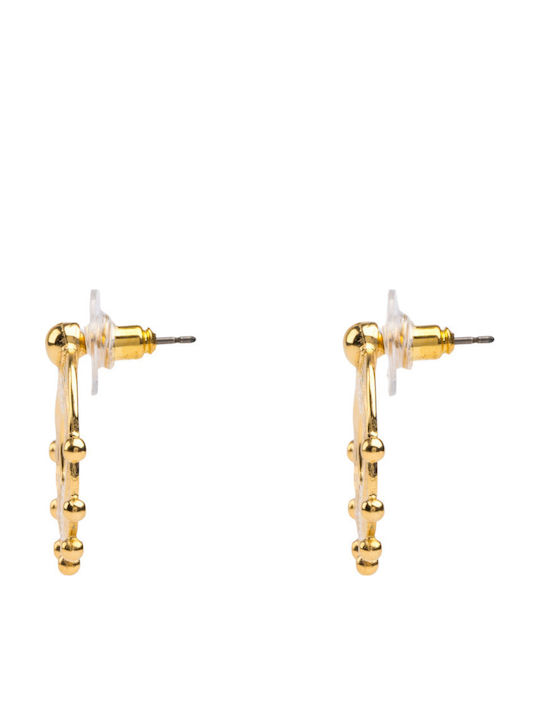 Philio Earrings Titanium Gold Plated