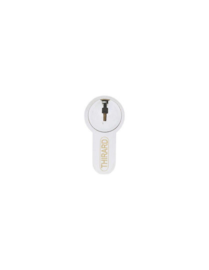 Thirard Lock Cylinder Security 90mm (40-50) with 3 Keys White