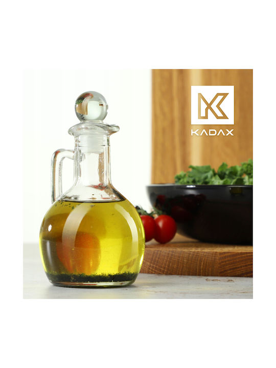 Kadax Öl- & Essigspender-Set Glas mit Ausgießer 100ml