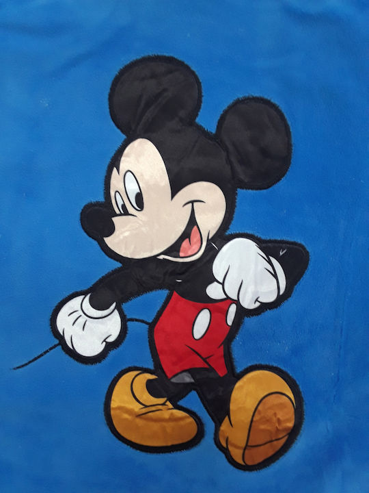 Disney Παιδική Πιτζάμα Χειμωνιάτικη Blue Mickey Disney Παιδική Πιτζάμα Χειμωνιάτικη Blue Mickey