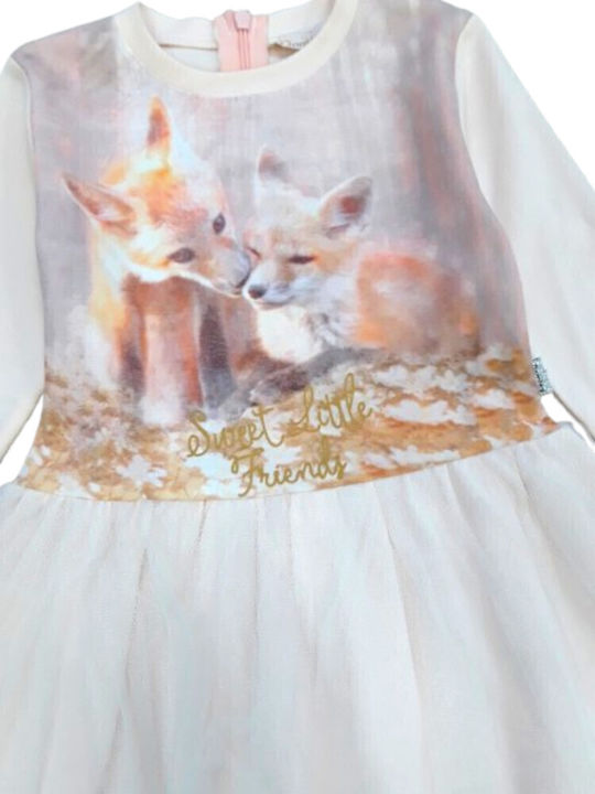 Domina Children's Dress White