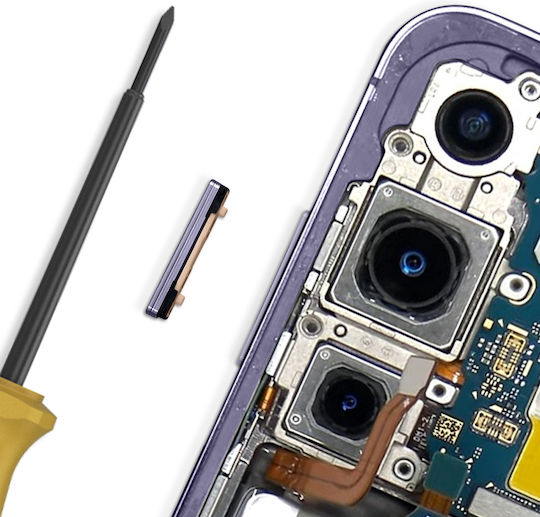 Бутон за сила на звука Samsung Galaxy S24 S24 Plus Оригинален Лилав